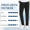 Pantaloni unisex Ultra Stretch ad asciugatura rapida