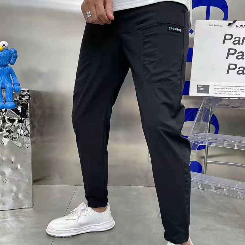 Pantaloni cargo multitasche da uomo ad alta elasticità