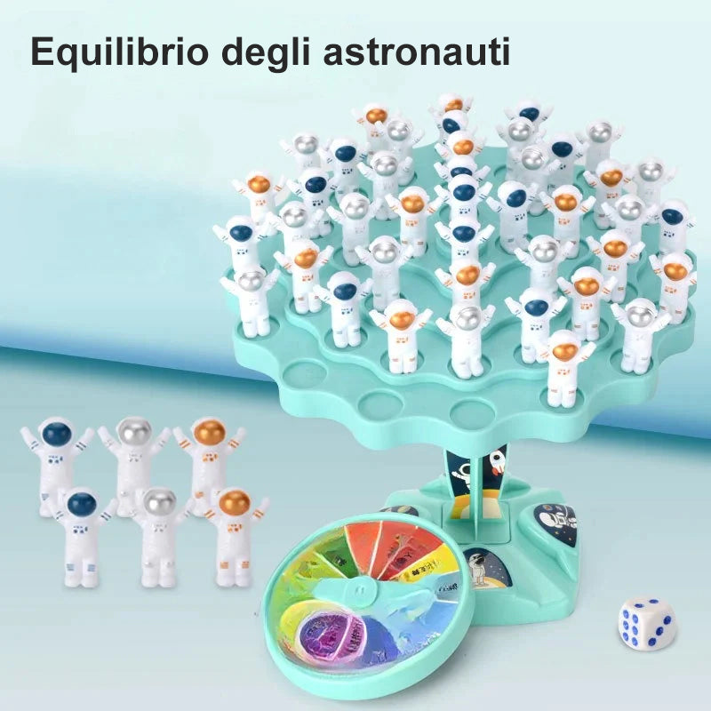 👩🏼‍🚀Gioco da tavolo dell'astronauta in equilibrio