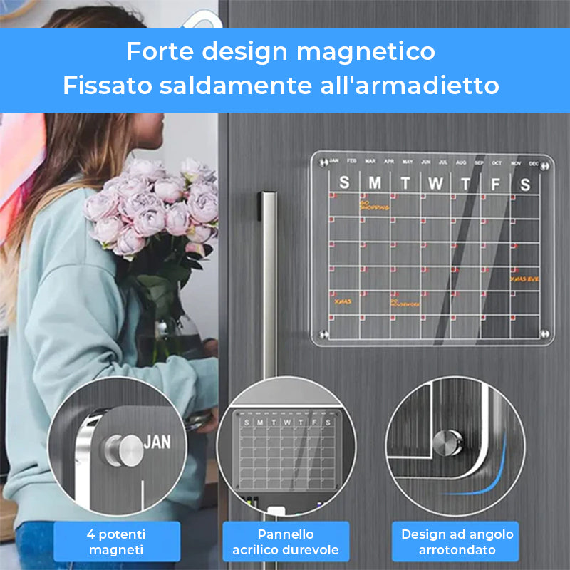 Calendario magnetico per il frigorifero