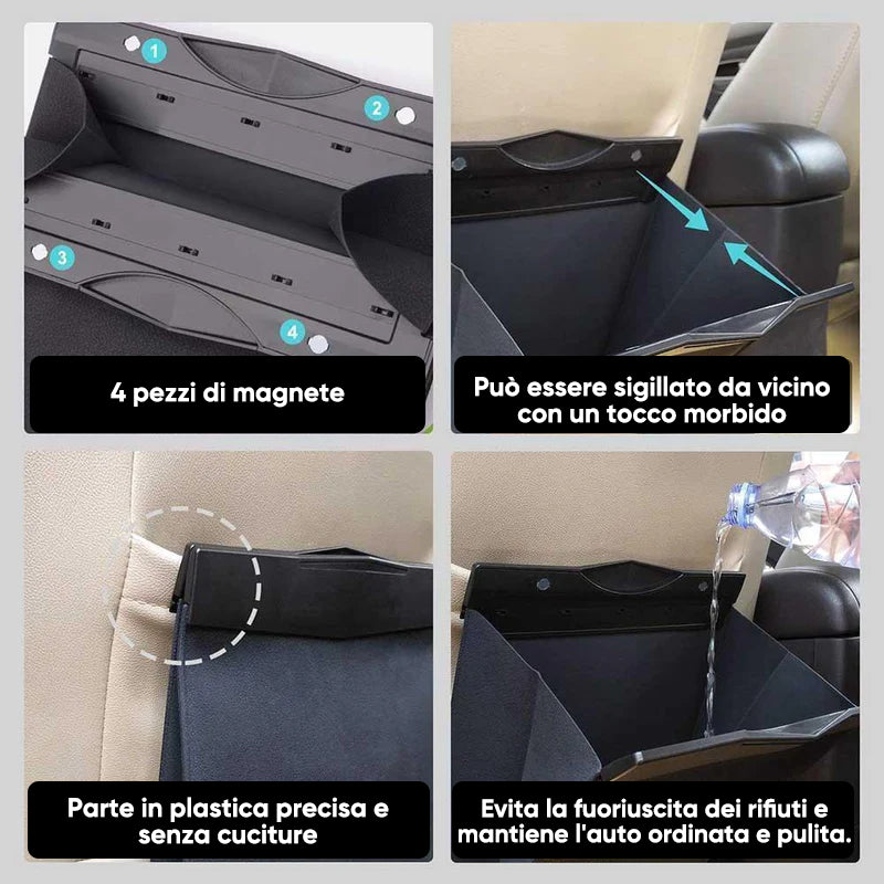 Borsa portaoggetti da viaggio per auto pieghevole Hirundo