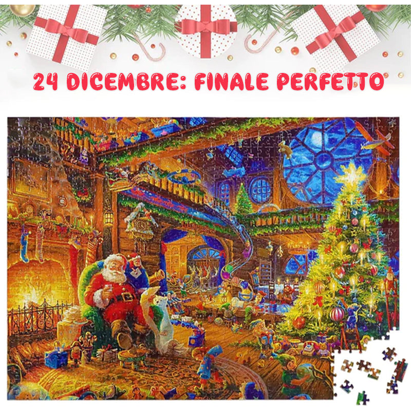 Calendario dell'Avvento Puzzle di Natale