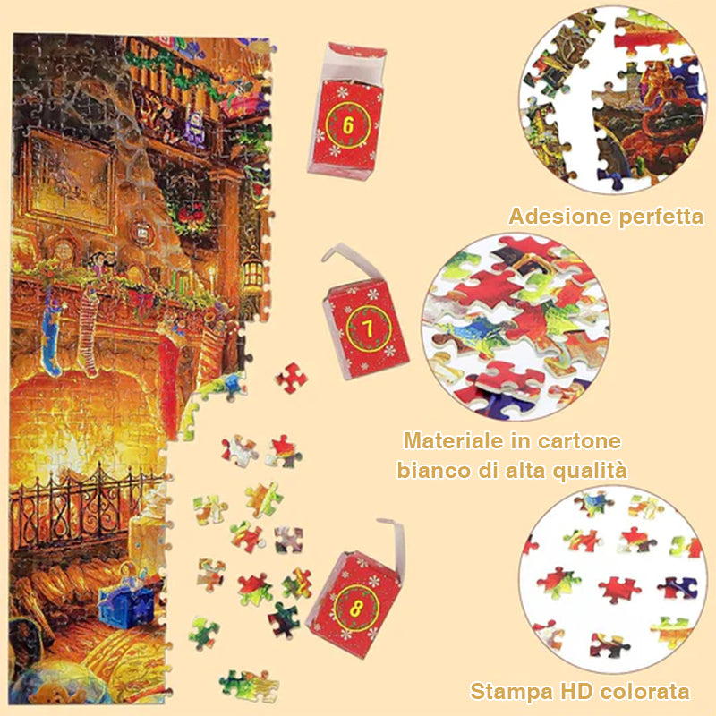 Calendario dell'Avvento Puzzle di Natale