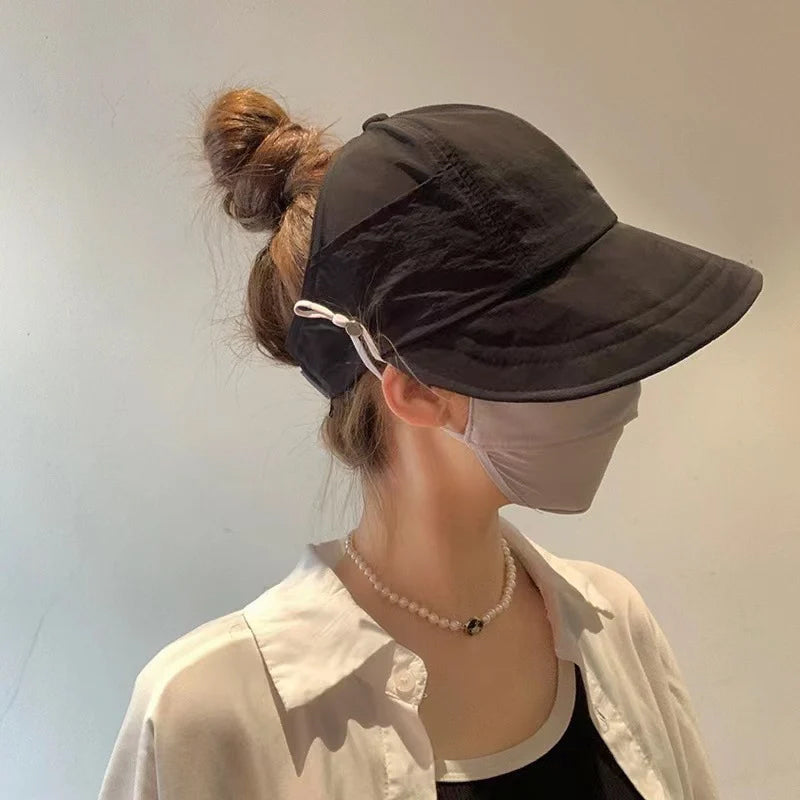 Cappello da sole con cappuccio cavo con protezione UV