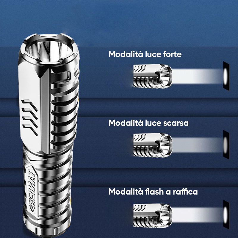 Torcia LED multifunzionale