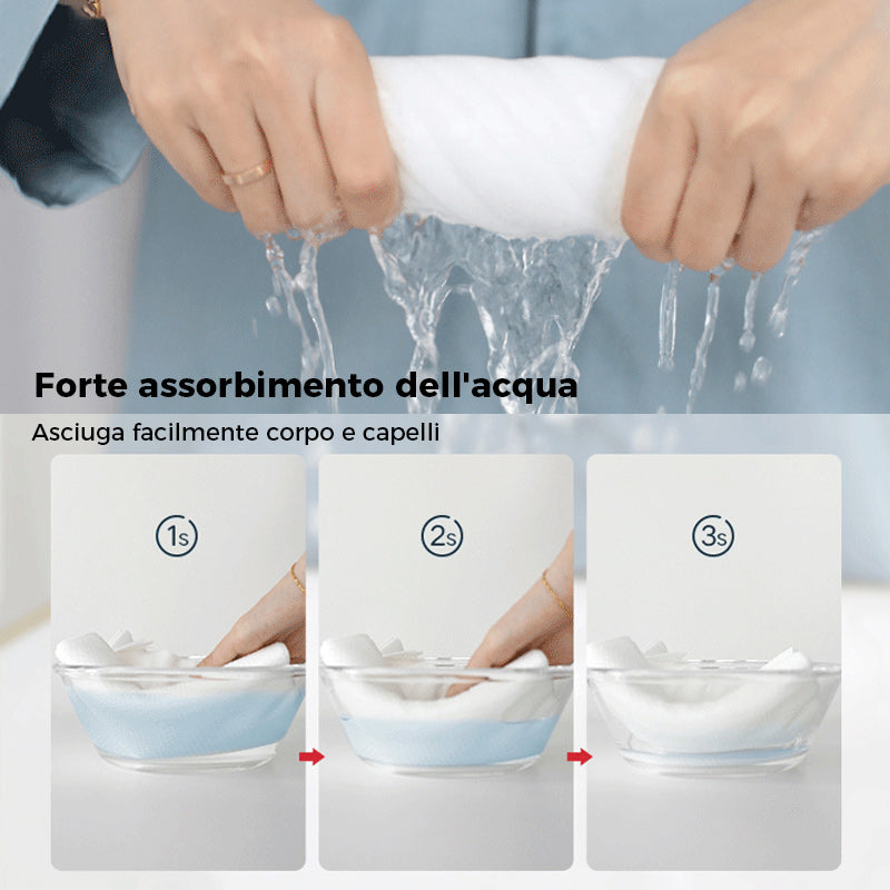 Asciugamano da bagno disinfettante monouso