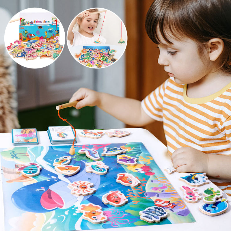 Gioco di pesca Montessori