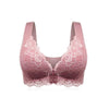 reggiseno frontale con bottoni in pizzo