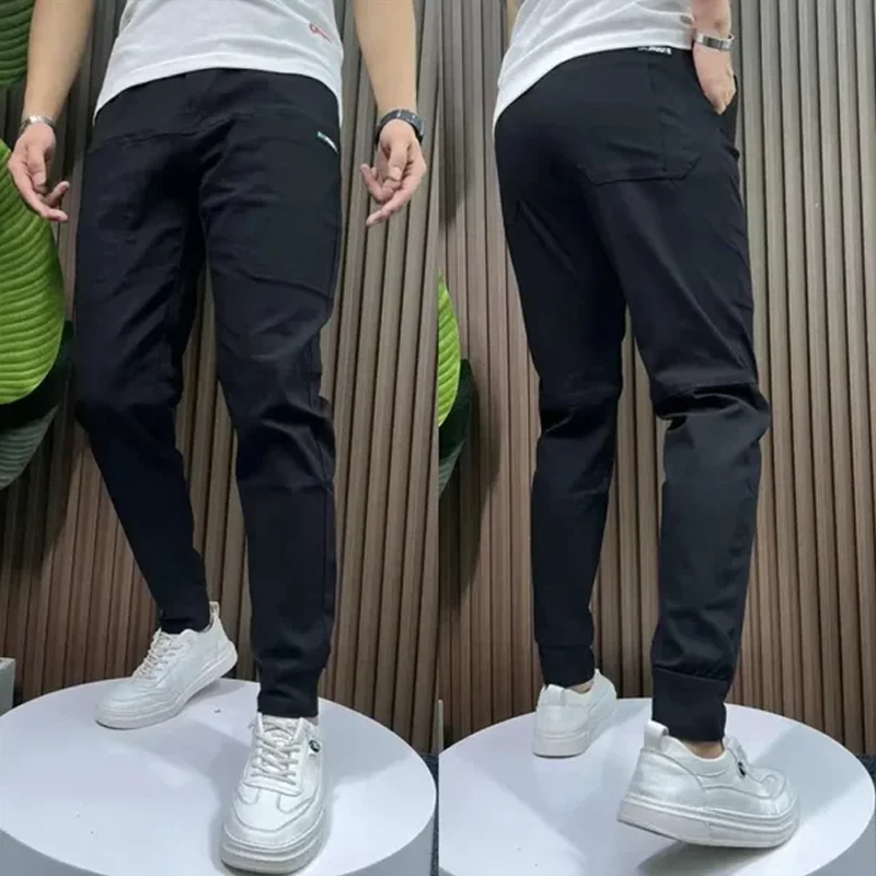 Pantaloni cargo multitasche da uomo ad alta elasticità