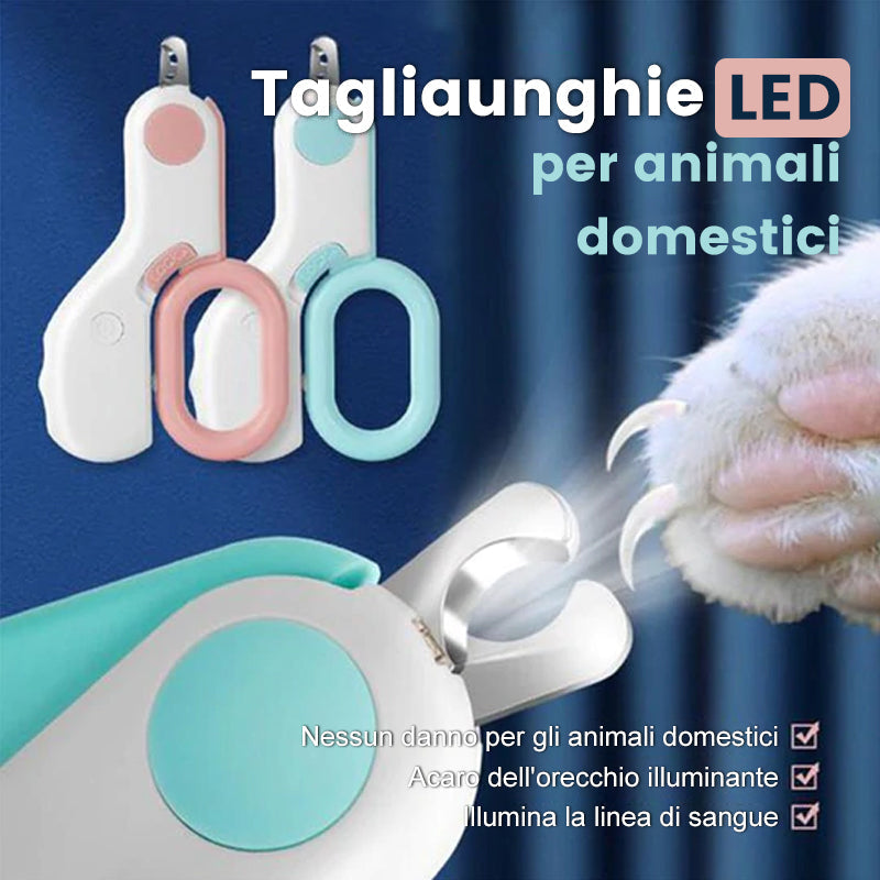 Tagliaunghie LED per animali domestici