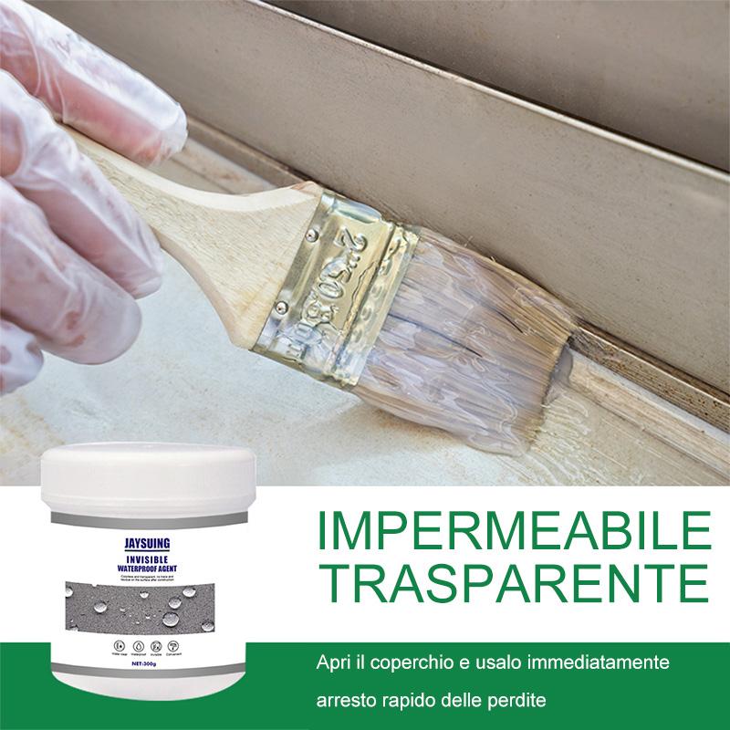 Agente di rivestimento impermeabile trasparente