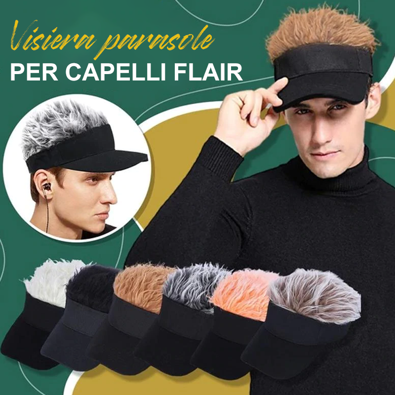 Visiera parasole per capelli Flair