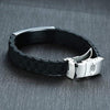 Bracciale in silicone con piastra in acciaio inossidabile