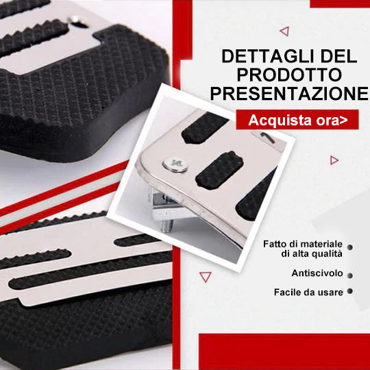 Pedale antiscivolo per auto (3 pezzi)