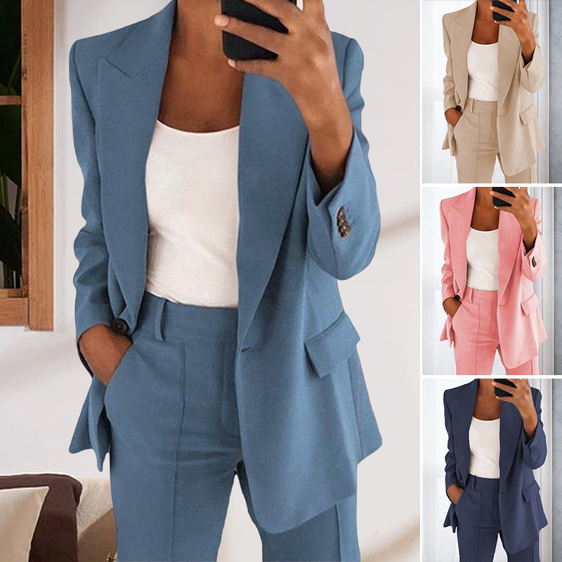 Blazer A Maniche Lunghe Da Donna